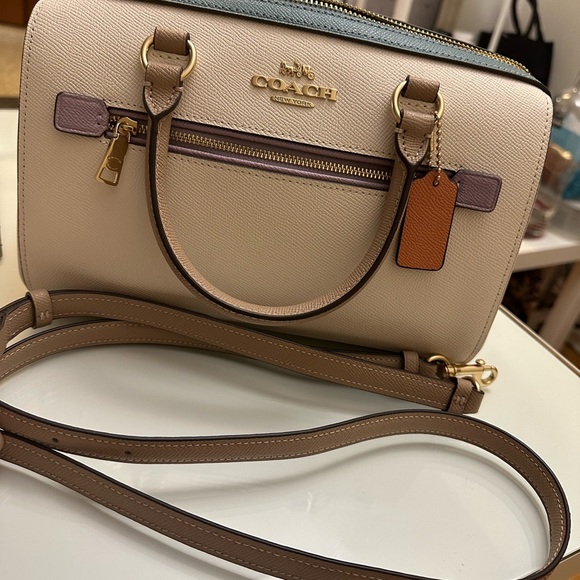 Coach Rowan Satchel Colorblock - Picture 3 of 4